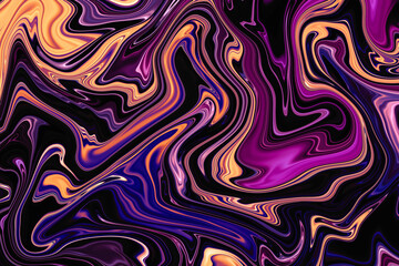 Warped liquid background iridescent rainbow galaxy space psychedelic swirl trippy artwork abstract acrylic background