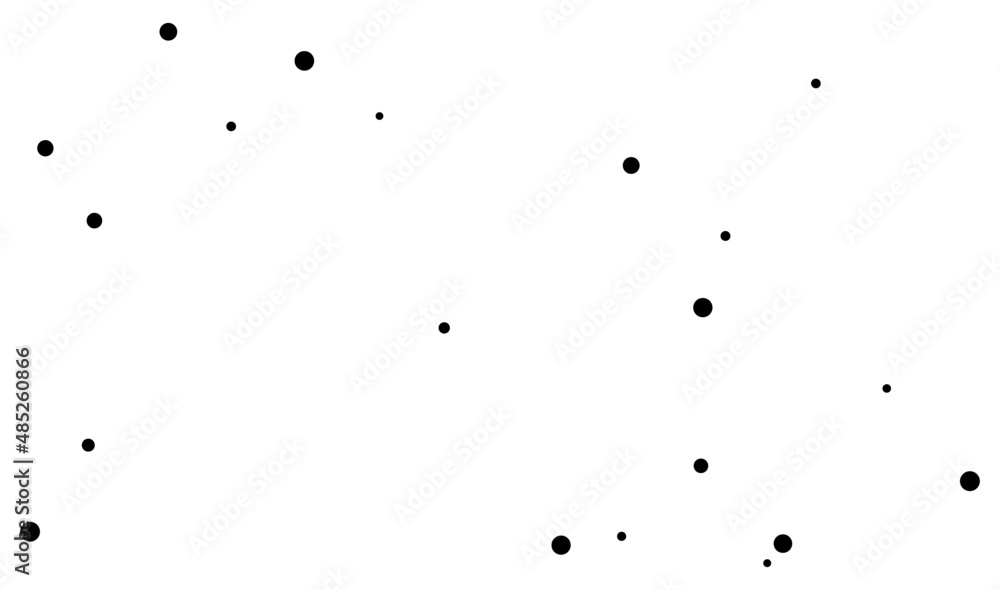 Poster random dots, circles. dotted, speckles pattern. pointillist, pointillism background. stipple, stippl