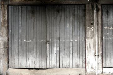 old wooden door