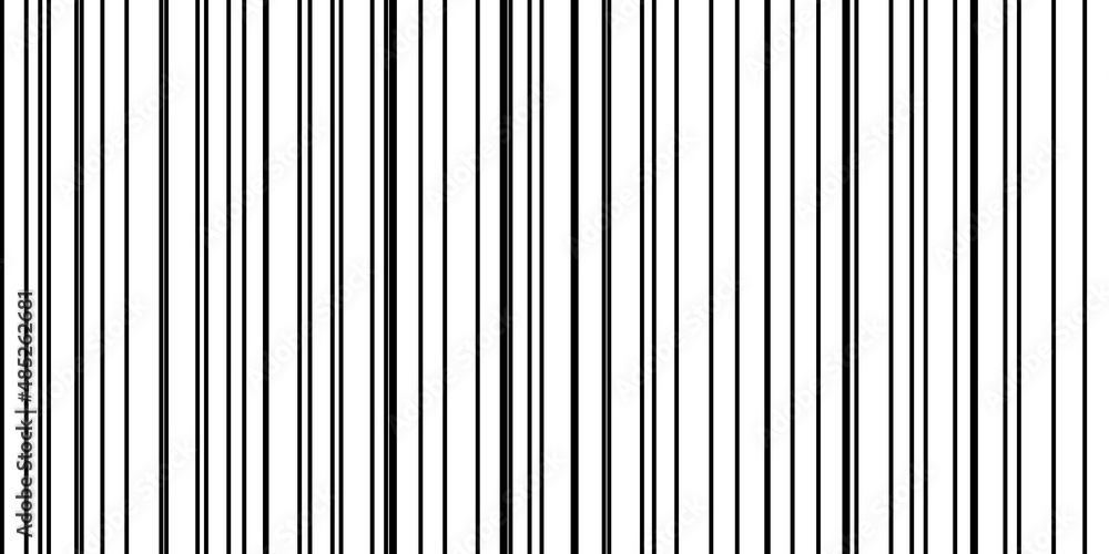 Poster Random vertical lines, stripes vector pattern background and texture. Vertical streaks, strips backdrop