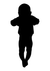Silhouette of baby icon