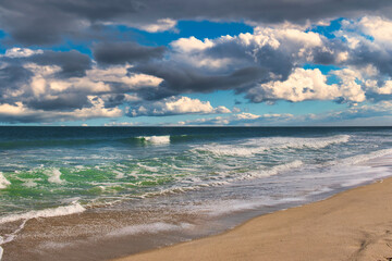 Obraz premium Deserted beaches at Spanish House in Sebastian Inlet state park