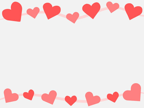 Heart background with copy space. Best used for PPT templates