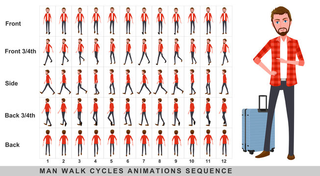 Walking Animation" Images – Browse 78 Stock Photos, Vectors, and Video |  Adobe Stock