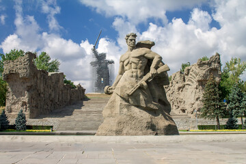 Motherland monument and Stand on Death