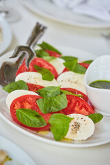 Different assortment of cheese on a plate. Menus for restaurants and cafes. Decoration with various ingredients.