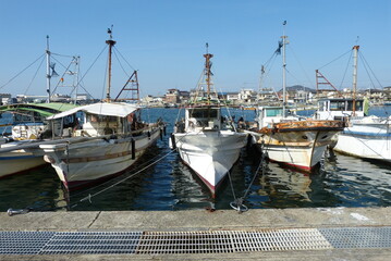 Obraz premium 漁港寸景