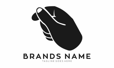 Hand giving illustration vector logo
