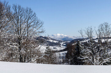 Bieszczady w zimie 