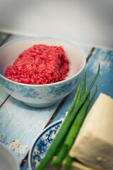 Process of Cooking Mapo Tofu