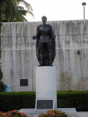 Christopher Columbus, Statue, Bayfront Park, Miami, Florida, United States