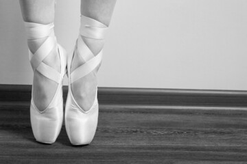 ballerina feet closeup