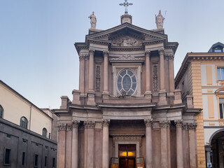 Fototapeta na wymiar San Carlo church in Torino