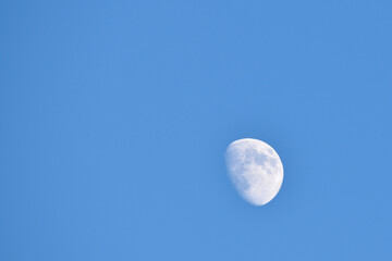 moon over the sky