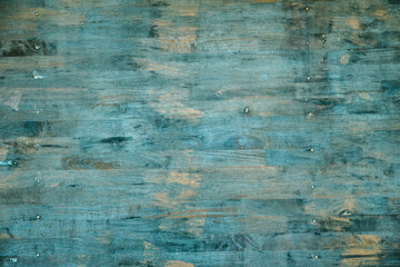 Fototapeta na wymiar vintage of rustic blue wooden for background texture