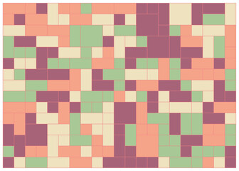 Offset Quads generative art background art illustration