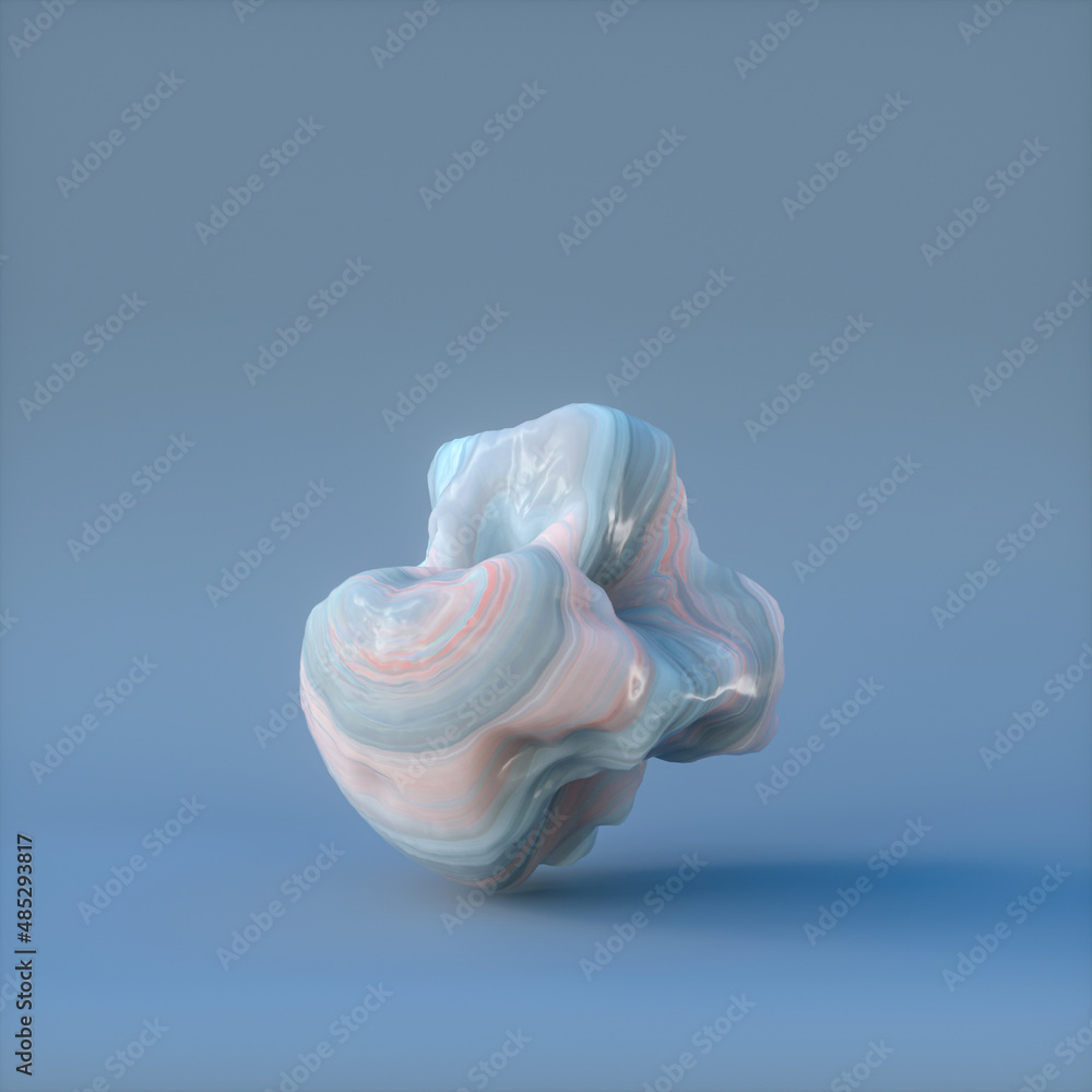 Aufkleber natural beauty podium backdrop for product display with abstract stone. 3d rendering.