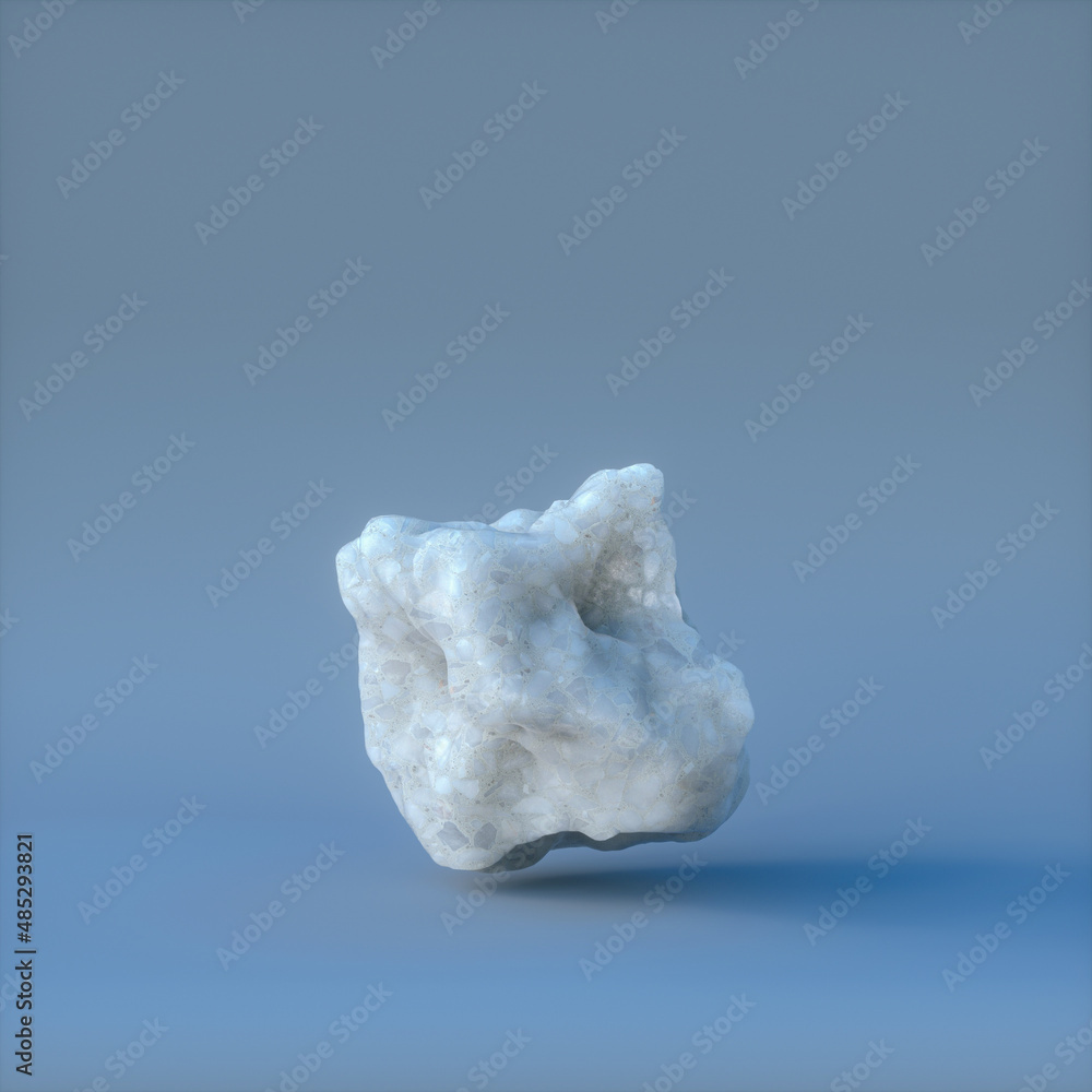 Aufkleber natural beauty podium backdrop for product display with abstract stone. 3d rendering.