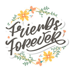 Best Friend Forever Frienship Day soul sister with heart lettering design best friend forewer bff besties