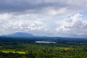 スリランカ・シーギリヤロックからの眺め