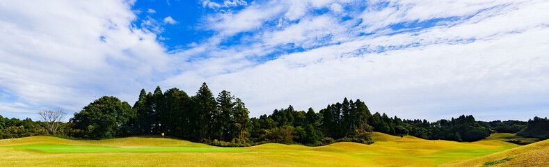 ゴルフ　ラウンド　秋　春　冬　【 golf の イメージ 】