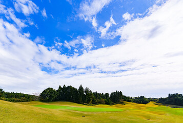 ゴルフ　ラウンド　秋　春　冬　【 golf の イメージ 】