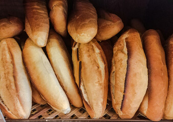 Traditional hot stone oven bread from istanbul Turkey.