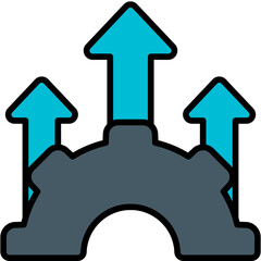 development filled outline icon