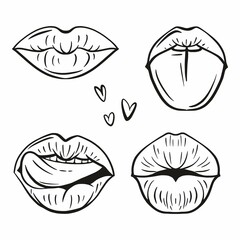 Women's lips