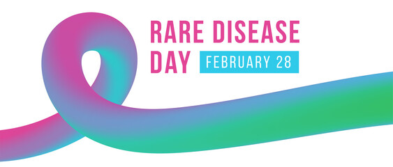 Template of banner for Rare Disease Day