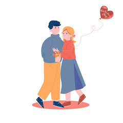 Vector illustration of Valentine's Day