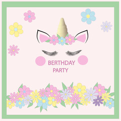 birthday party card