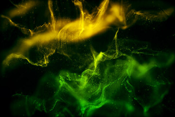 Particle Background // Colorful Abstract Particles