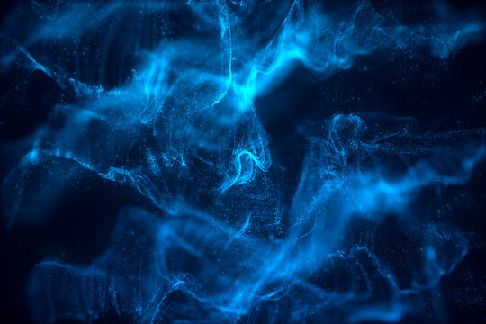 Particle Background // Colorful Abstract Particles