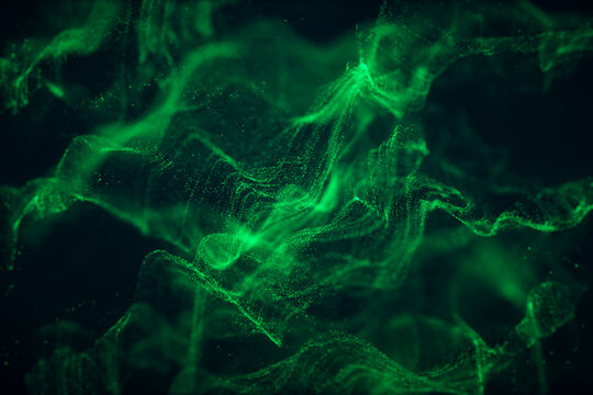 Particle Background // Colorful Abstract Particles