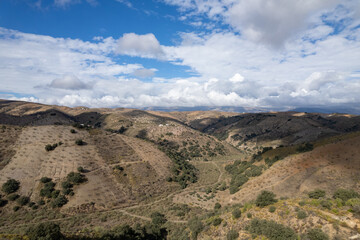 a valley in the mountain in the south of Granada