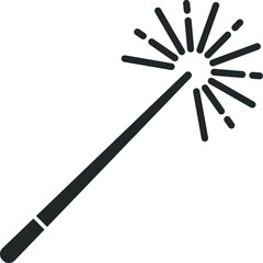  Magic wand icon, magic stick icon vector, modern magic icon symbol 