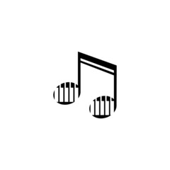 Piano icon vector ilustration template