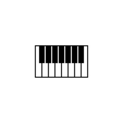 Piano icon vector ilustration template