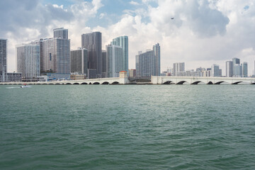 Obraz na płótnie Canvas Miami skyline