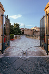 Entrance to the Aragonese castle in Taranto