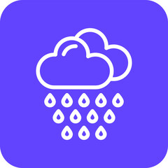 Rain Vector Icon Design Illustration