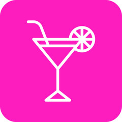 Martini Vector Icon Design Illustration