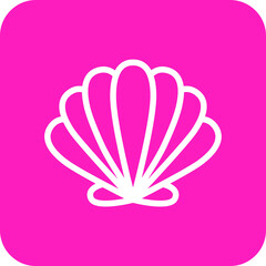 Shell Vector Icon Design Illustration