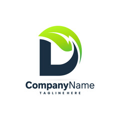 d logo, save energy symbol