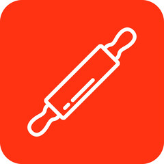 Rolling pin Vector Icon Design Illustration
