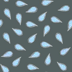 Pattern with leaves