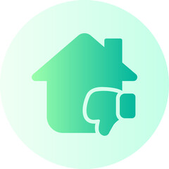 dislike gradient icon