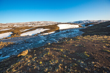 Stream on the Putorana Plateau. Taimyr. Russia