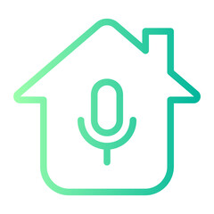 microphone gradient icon